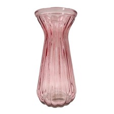 Pink Textured Ribbed Patterned