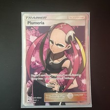 Pokemon TCG Plumeria 145/147 Burning Shadows Full Art Trainer Ultra Rare