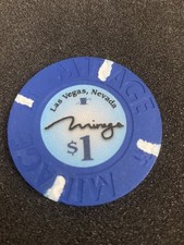 Obsolete $1 one Dollar VINTAGE Las Vegas MIRAGE Casino Chip MEMORABILIA Nevada