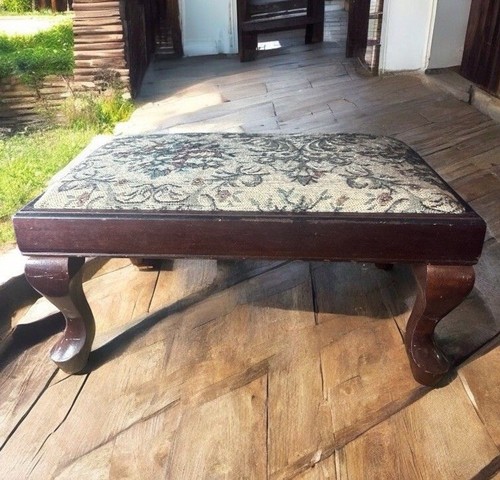Upholstered stool tapestry - upholstered,