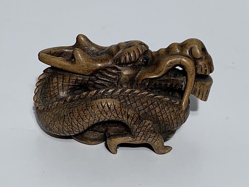 Antique signed japanese coiled - antique,