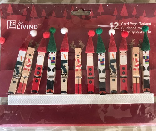 Christmas card holder garland - card,