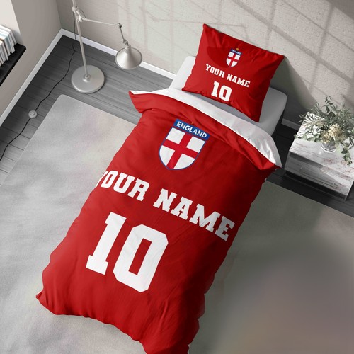 England name and - number, duvet