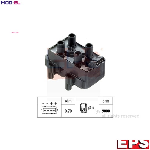 Ignition coil 970 189 for - coil, 1.970.189