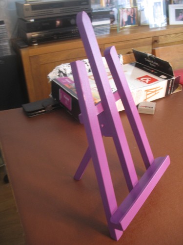 Violet coloured tabletop - coloured,