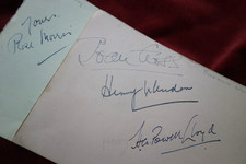 Sadlers Wells autographs 1941