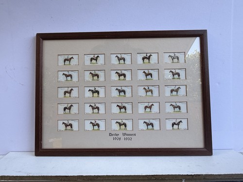 Framed vintage player - player's, derby