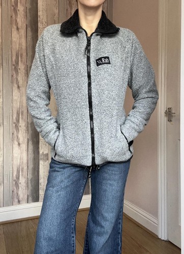 Ladies rab grey borg fleece - grey,