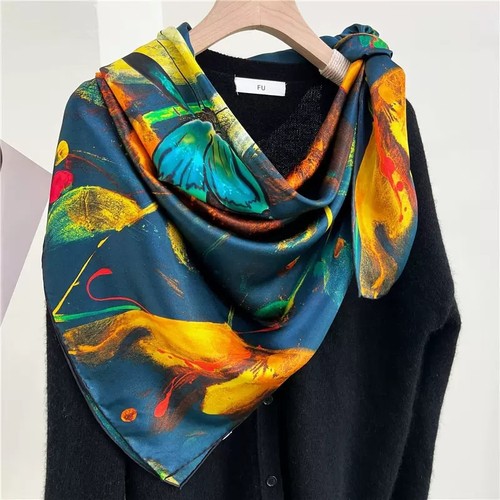 100 mulberry silk scarf in - 100%,
