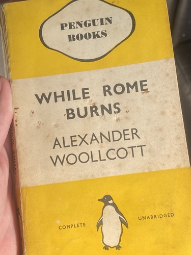 Alexander woolcott when rome - woolcott,