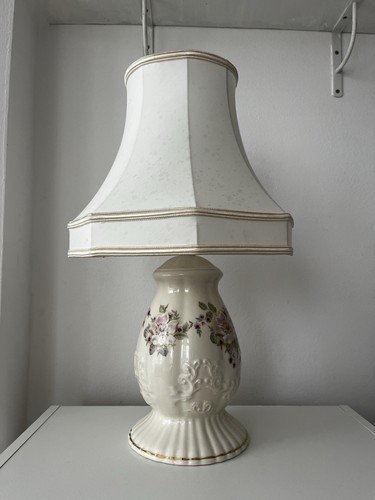 Cream floral maryleigh pottery - cream,