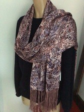 Devore Silk Viscose Pashmina