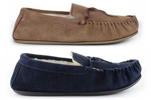 Mens slippers moccasin - slippers,