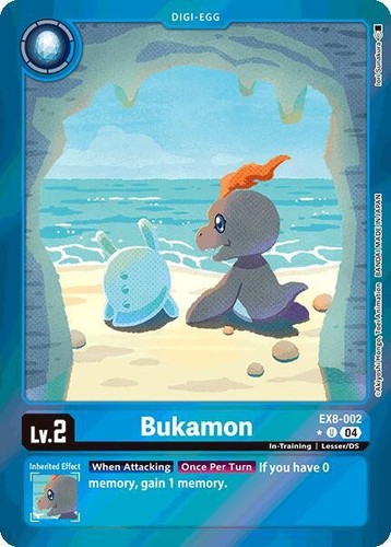 Bukamon ex8 002 limited - bukamon, (limited