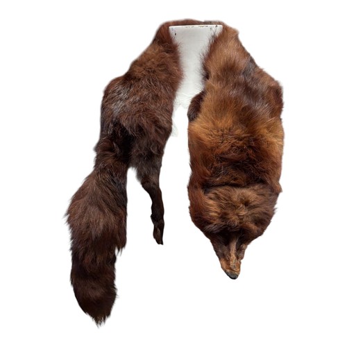 Vintage real fox fur stole - fox,