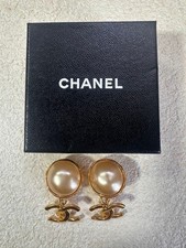 CHANEL Earrings 93P Vintage