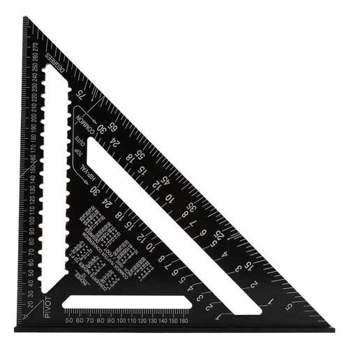 30cm speed square aluminum - 30cm, 12"