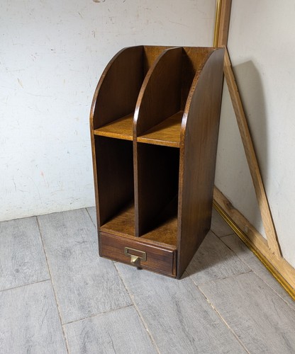 Vintage wood desktop - vintage, organizer