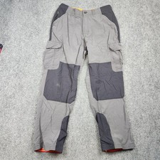 Craghoppers Bear Grylls Pants Mens 36 Gray Cargo Hiking Outdoor Reinforced