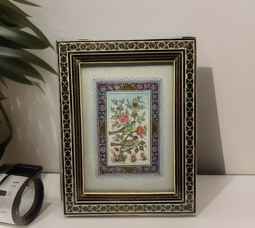 Signed persian miniature art - signed,