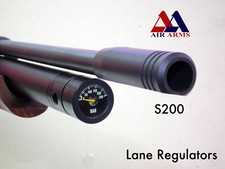 Air Arms S200 Quickfill & Pressure Gauge Conbination, CNC in UK Lane Regulators