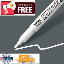 White permanent marker - white, pens