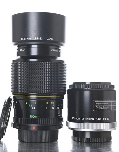 Canon 100mm macro lens - 100mm, f/4