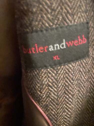 Butler and webb overcoat - and, size