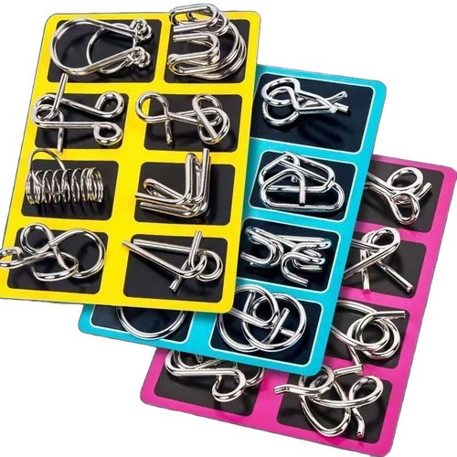 Metal wire puzzle set - puzzle, of