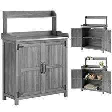 Outsunny Wooden Potting Bench