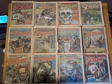 Scream Comic UK 1984 FULL SET plus 4 Holiday Special issues and 2 German issues
