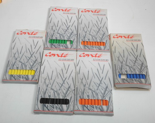 Vintage conte colouring - conte,