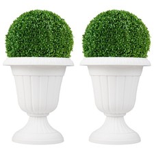 2 Pcs 46cm Urn Plastic Flower
