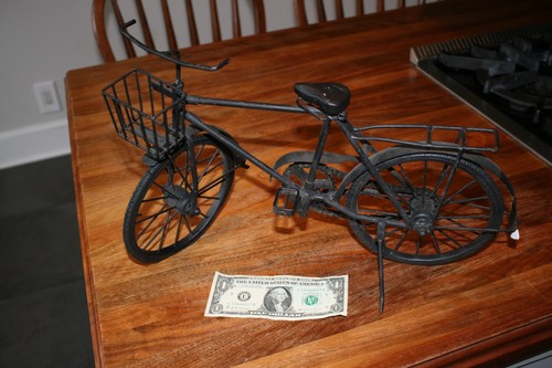 Bike miniature replica - bike,