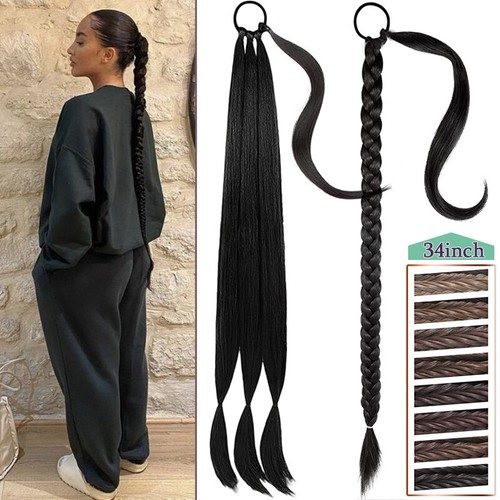 Braid ponytail wrap - 34",