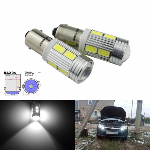 H6w bax9s led - 2x, indicator