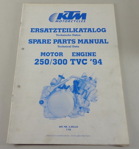 Parts catalog engine ktm 250 - engine, /