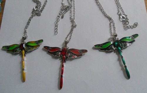 Dragonfly necklace 55x57 - necklace.55x57, +18"