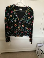 Caroline Charles Embroidered Jacket Size Uk12