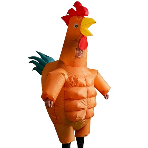 Chicken costume inflatable - chicken,