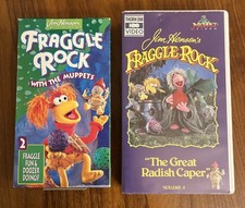 Fraggle Rock VHS Lot of 2 With