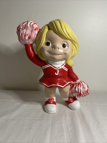 Vintage mold red cheerleader - mold,