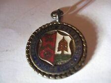 RARE OLD 1982 FARNBOROUGH & CAMBERLEY CYCLING CLUB (1) ENAMEL CREST MEDAL