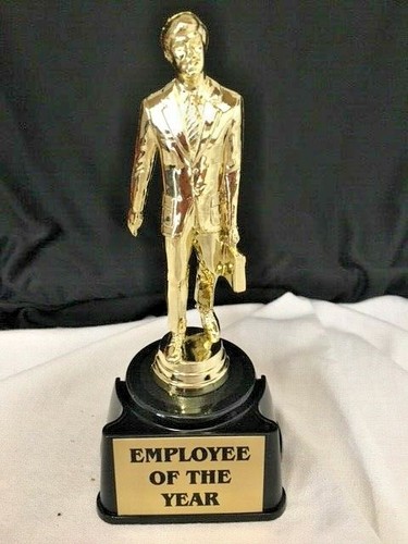 Employee the year - year, trophy