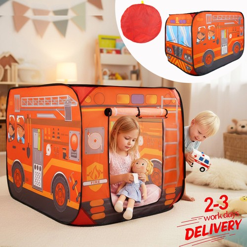 Kids fire truck tent house - kids',