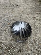 Colt Cowls Anti-Downdraught Rotorvent Spinning Chimney Cowl Stainless Steel Used