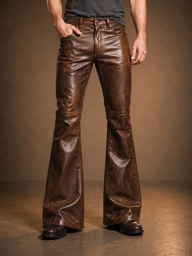 Men brown distressed lambskin - men,