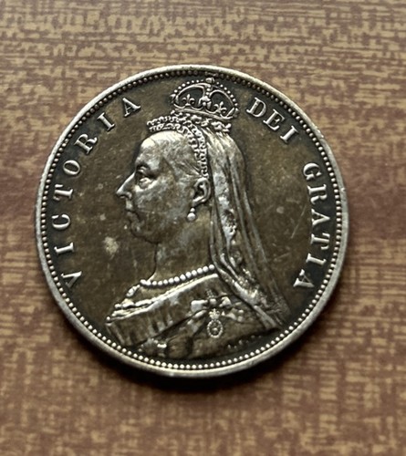 1887 half crown queen - 1887, victoria
