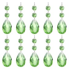 10 Pack Teardrop Crystal