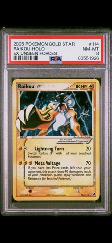 Raikou gold star holo 114 - holo, 114/115